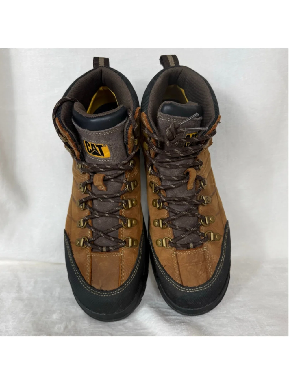 Men's Caterpillar Waterproof Slip Resistant Work Boots P74128 Steel Toe 11.5